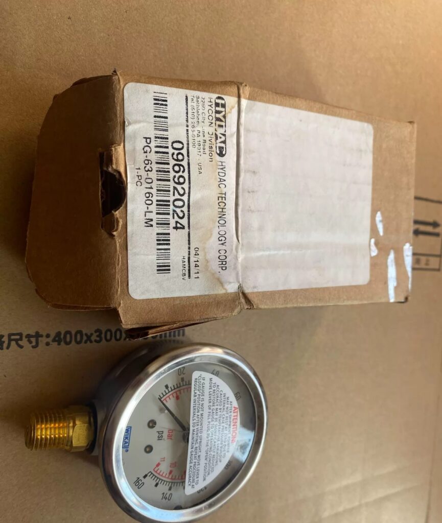HYDAC Pressure Gauge 09692024 PG-63-0160-LM