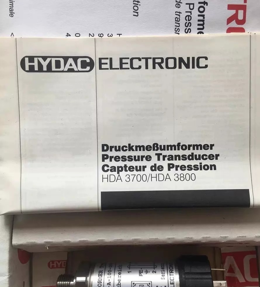 HYDAC Pressure Sensor HDA3845-A-100-000
