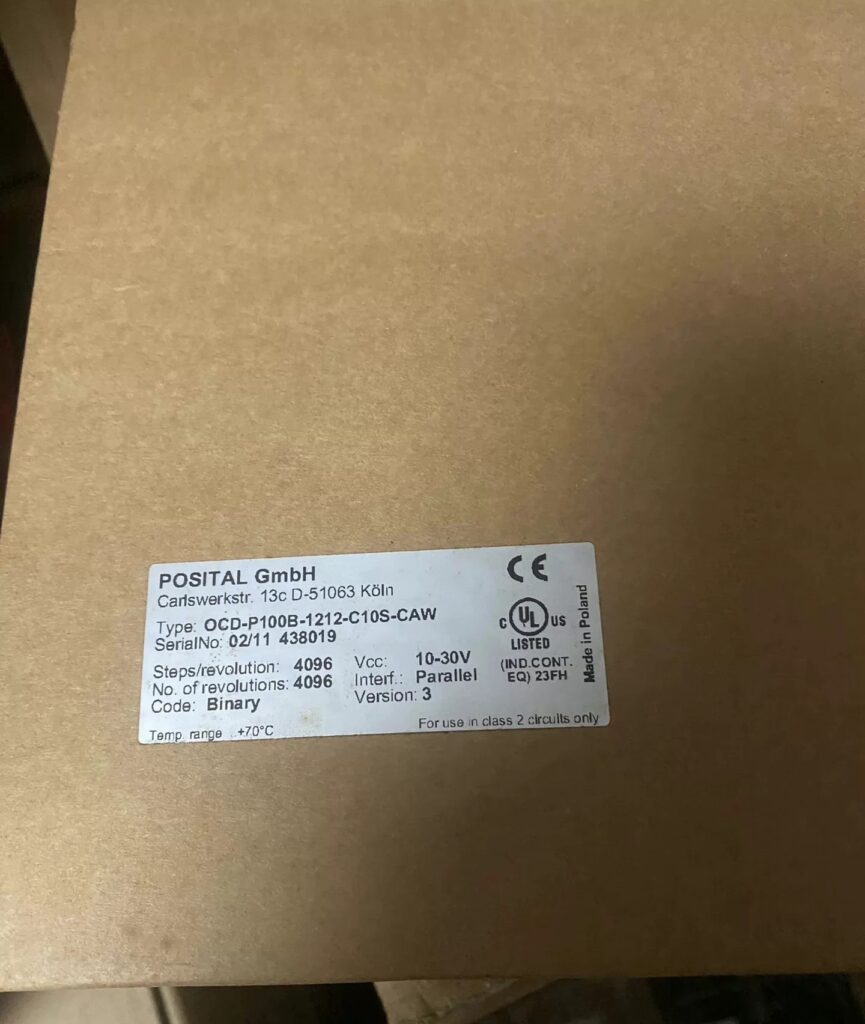 POSITAL Encoder OCD-P100B-1212-C10S-CAW