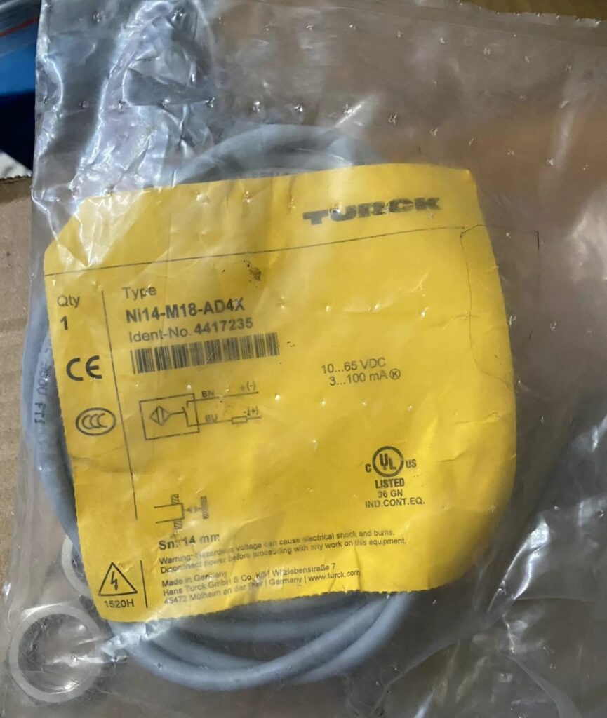 TURCK Proximity Sensor NI14-M18-AD4X