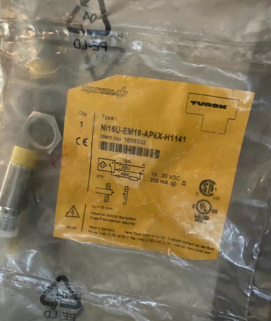 TURCK Proximity Sensor NI15U-EM18-AP6X-H1141