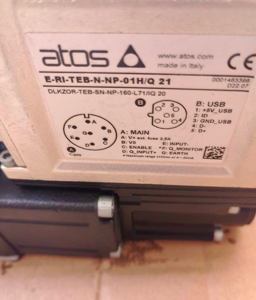 Atos Proportional Valve E-RI-TEB-N-NP-01H thumbnail