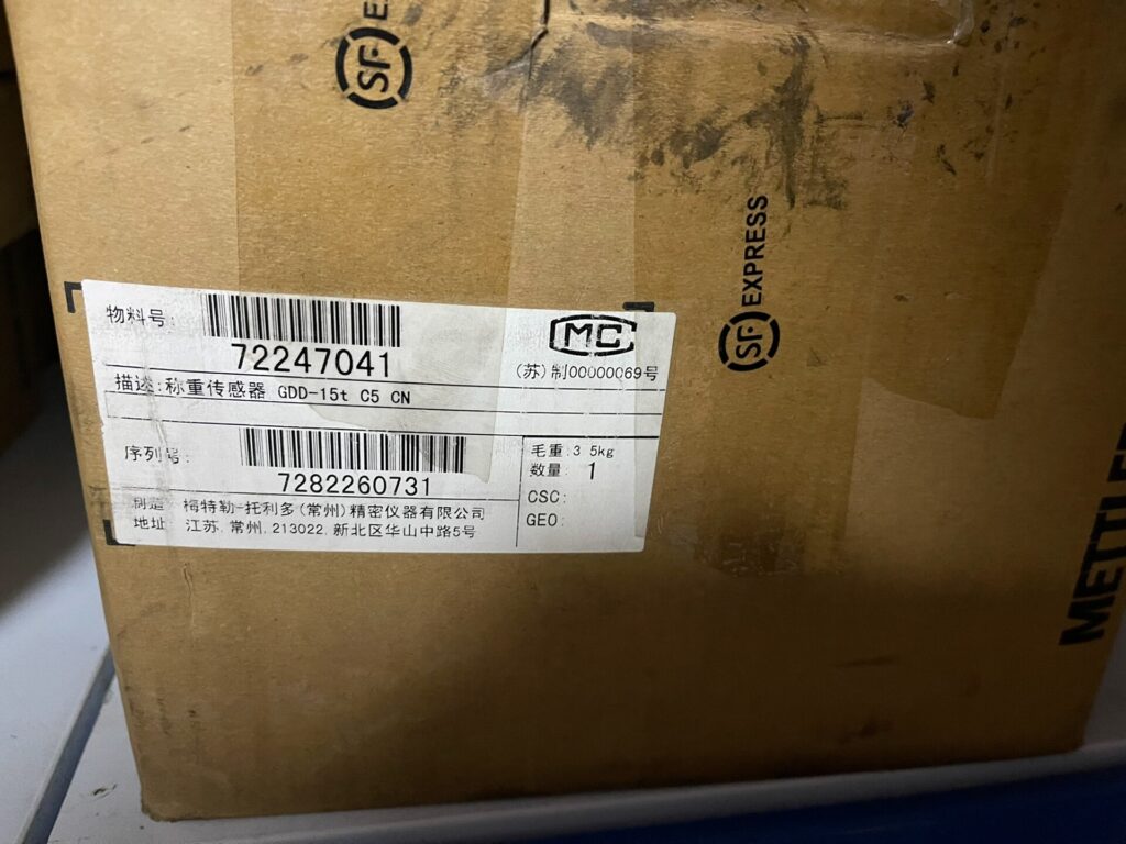 Mettler Toledo Load Cell GDD-15T