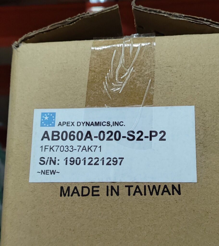 APEX Dynamics Planetary Gearbox AB060A-020-S2-P2