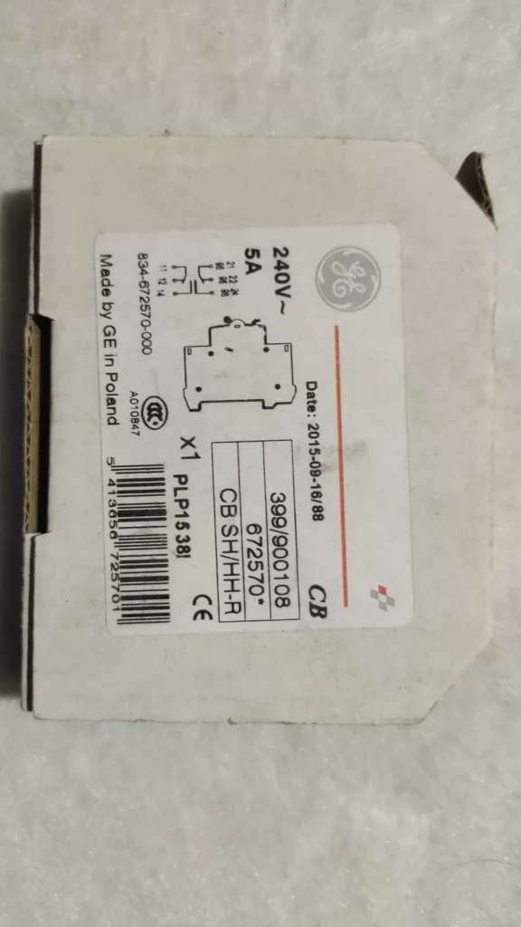 GE Circuit Breaker SH/HH-R