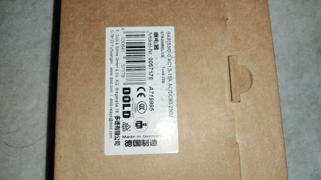 DOLD Relay BA9053/010