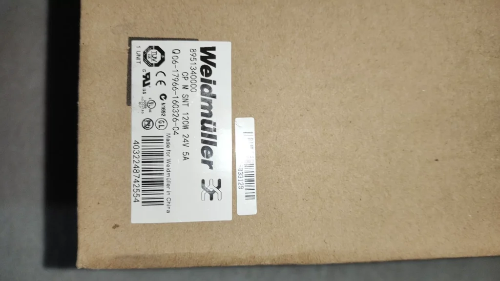 Weidmuller Power Supply CP M SNT 120W 24V 5A thumbnail