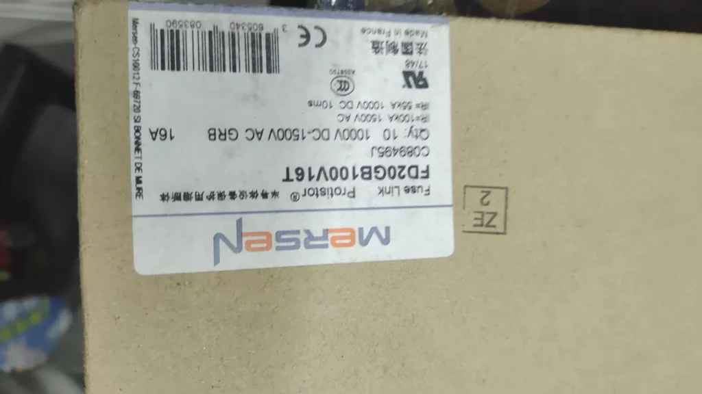 Mersen Fuse FD20GB100V16T thumbnail