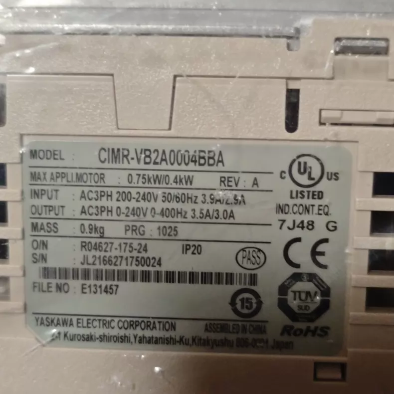 Yaskawa Variable Frequency Drive V1000 thumbnail