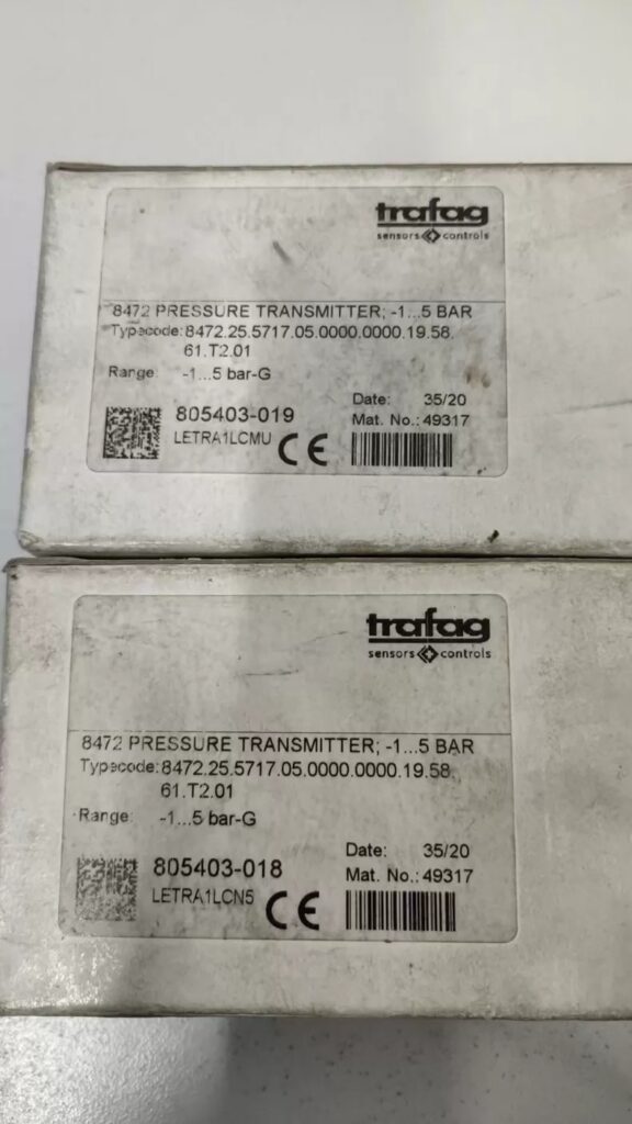 Trafag Pressure Sensor 8472.25.5717