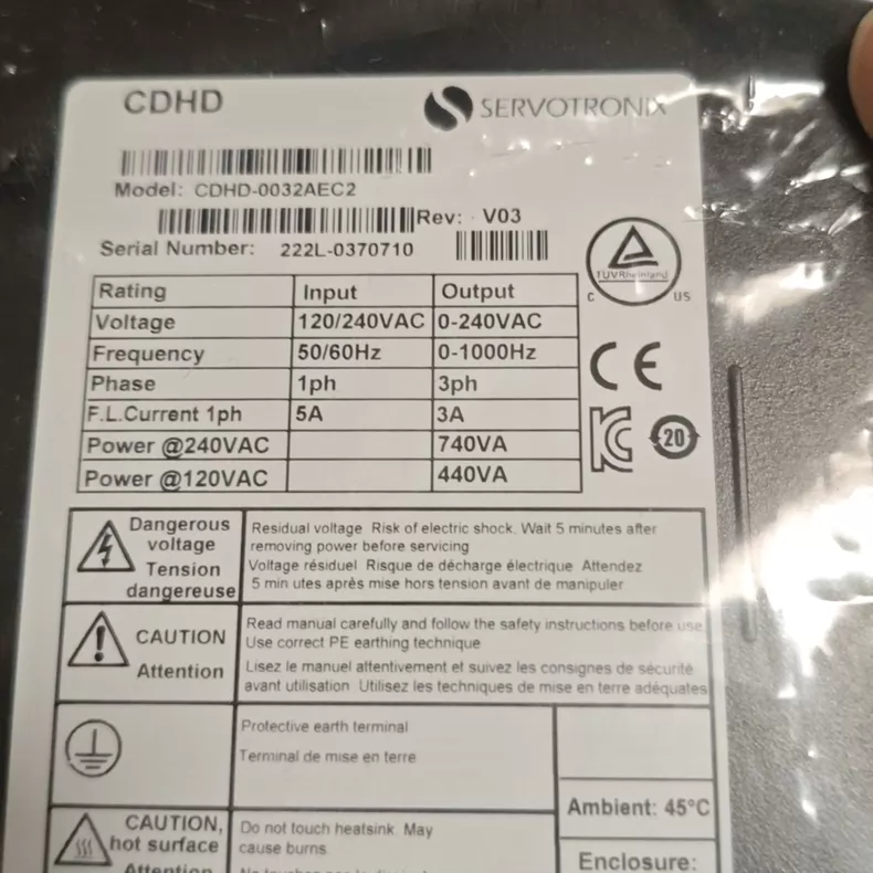 Servotronix Servo Drive CDHD-0032AEC2 thumbnail