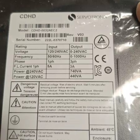Servotronix Servo Drive CDHD-0032AEC2 thumbnail
