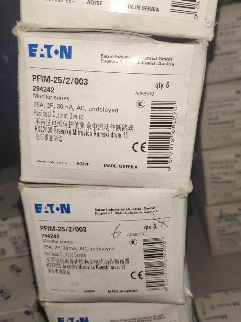 Eaton Circuit Breaker PFIM-25/2/003,294242