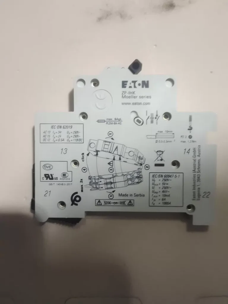 Eaton Circuit Breaker ZP-IHK,286052 thumbnail
