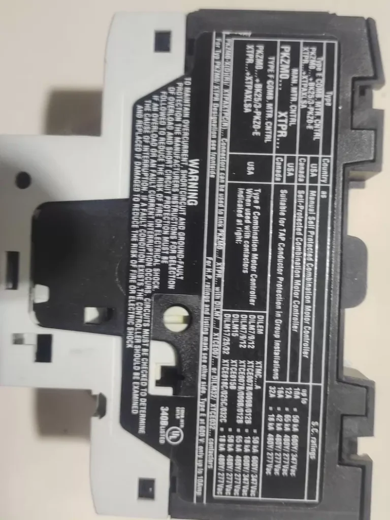 Eaton Motor Protection Relay PKZM0-6.3 thumbnail
