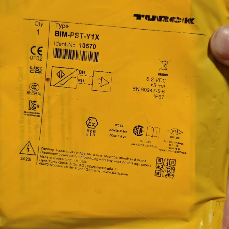 Turck Proximity Sensor BIM-PST-Y1X thumbnail
