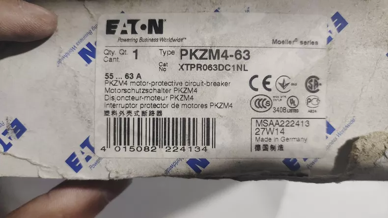 Eaton Motor Protection Circuit Breaker PKZM4-63