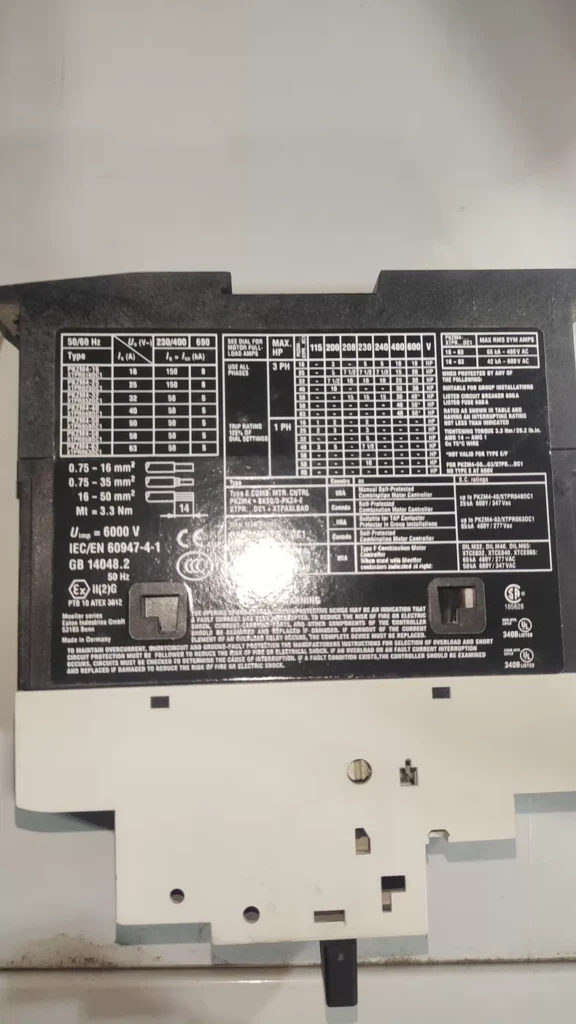 Eaton Motor Protection Circuit Breaker PKZM4-63 thumbnail