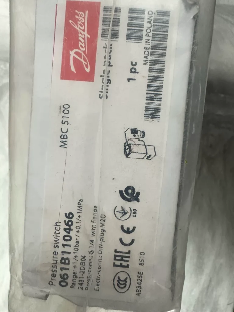 Danfoss Pressure Switch MBC 5100 / 061B110466 thumbnail