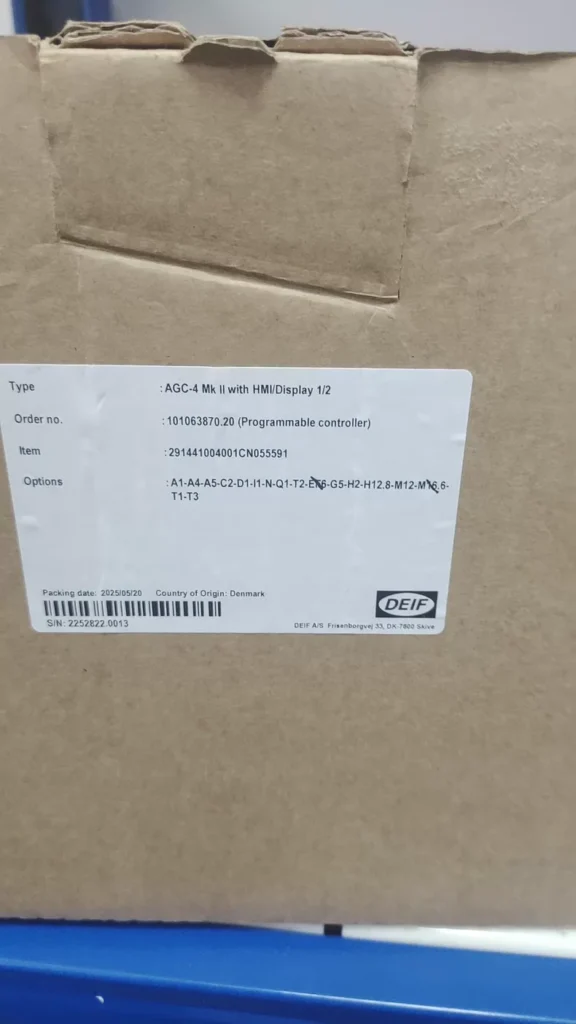 DEIF Generator Controller with HMI AGC-4 Mk II