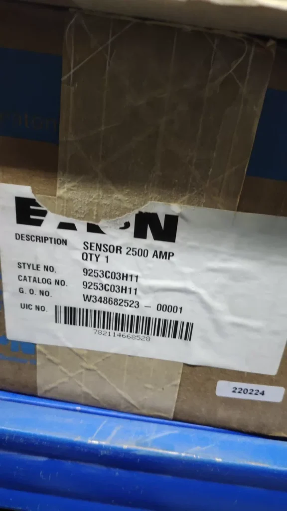 Eaton Current Sensor 9253C03H11