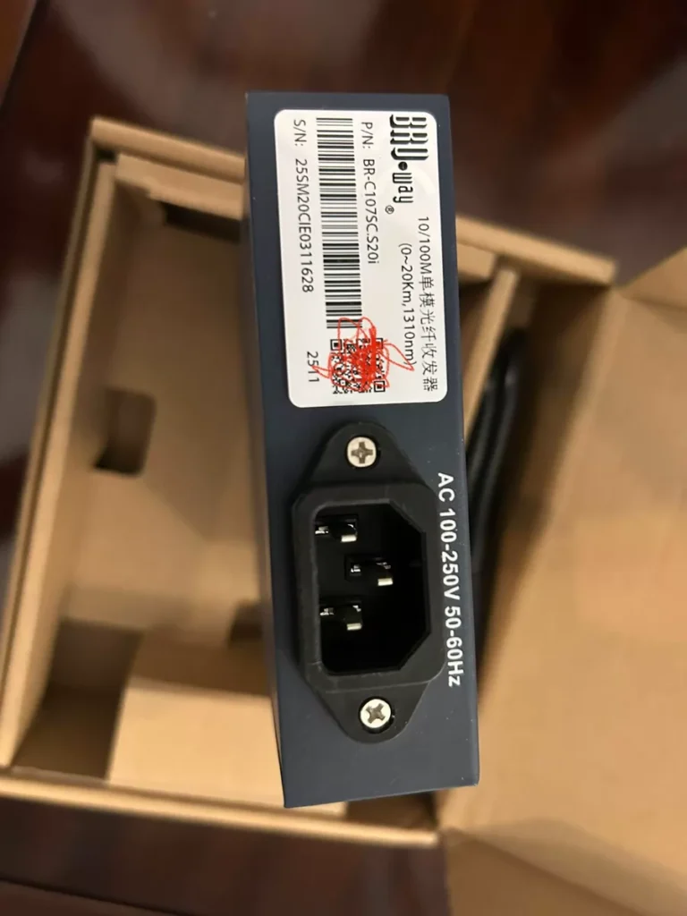 Bro-Way Fiber Media Converter BR-C107SC.S20I thumbnail