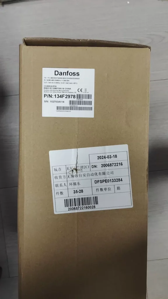 Danfoss Variable Frequency Drive FC-360H5K5T4E20H2BXCDXXSXXXXAXBX thumbnail