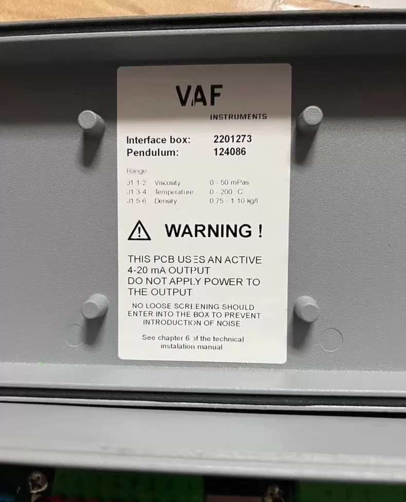 Alfa Laval Viscometer Interface Box 0279-0112 thumbnail