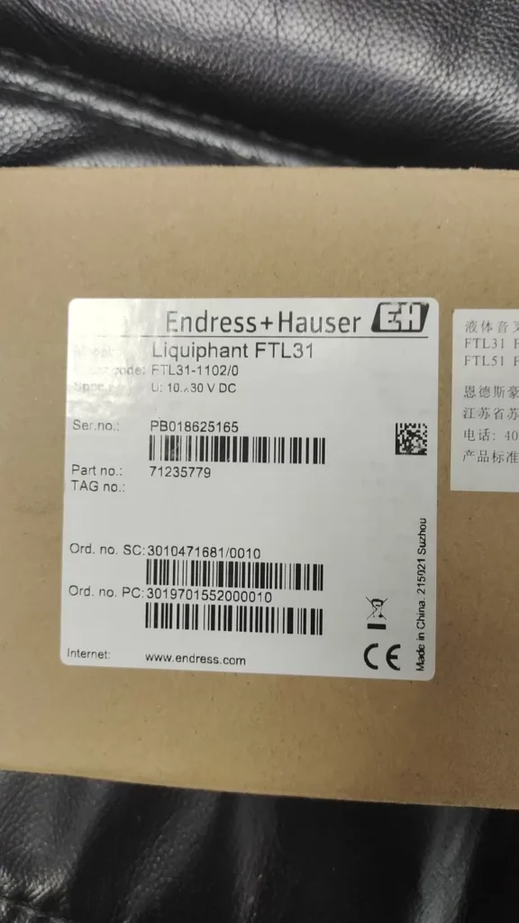 Endress+Hauser Level Switch FTL31-1102/0