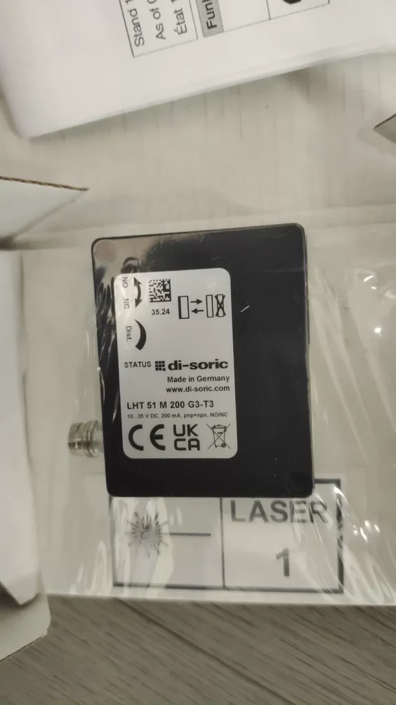 di-soric Laser Distance Sensor LHT 51 M 200 G3-T3