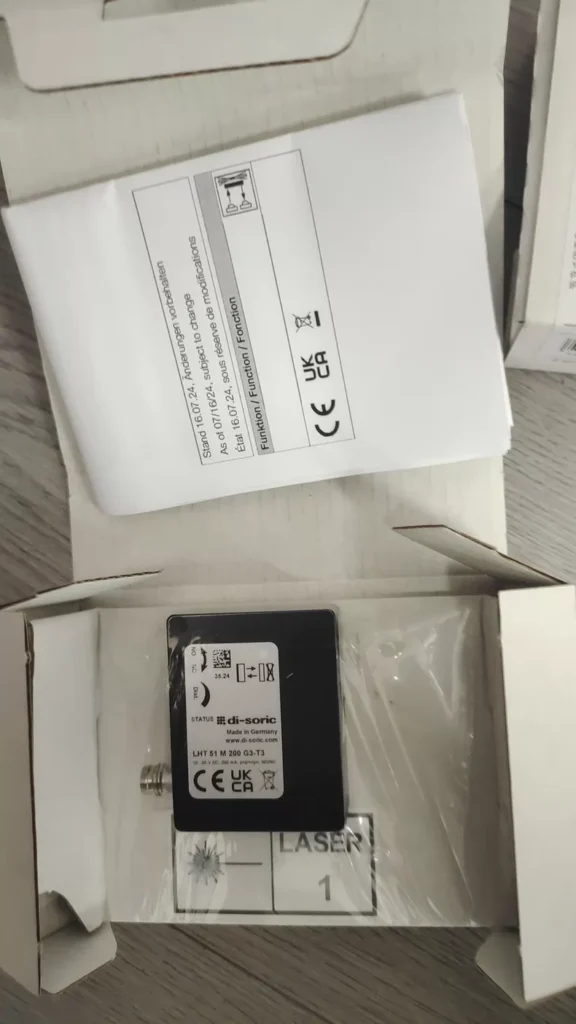 di-soric Laser Distance Sensor LHT 51 M 200 G3-T3 thumbnail