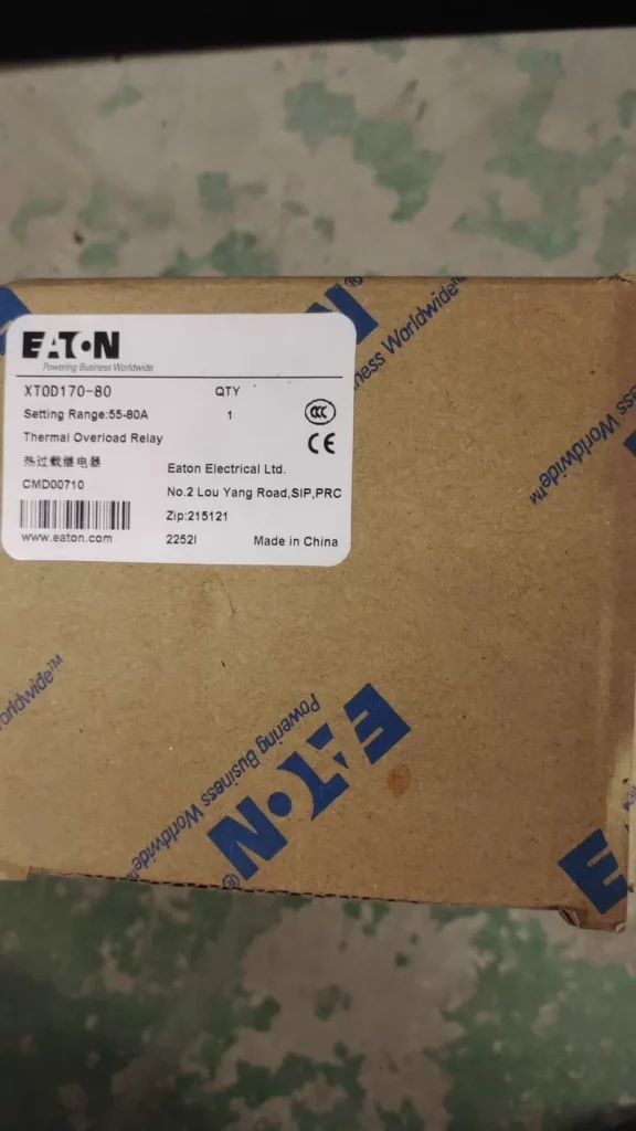 Eaton Relay XTOD170-80