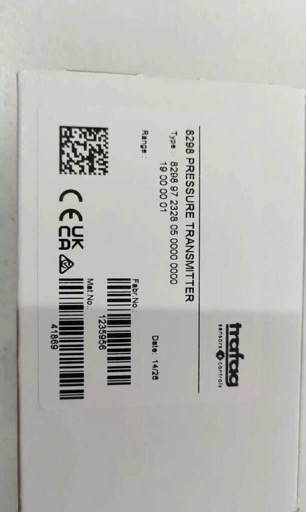 Trafag Pressure Transmitter 8298.97.2328 thumbnail