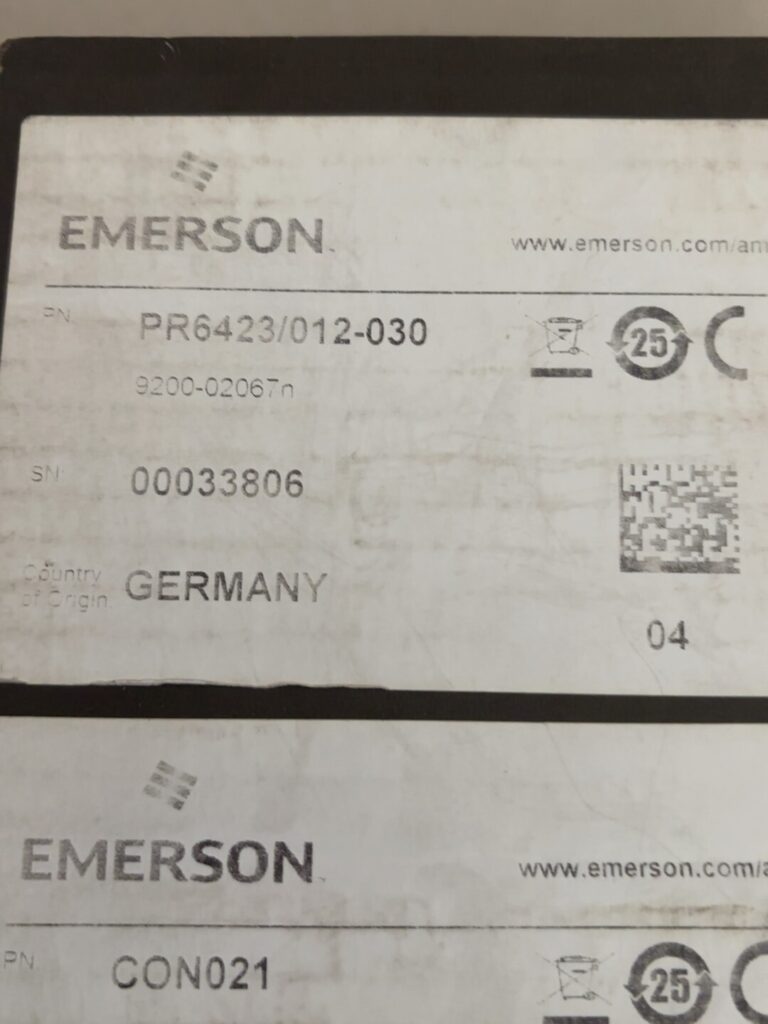 Emerson Vibration Sensor PR6423/012