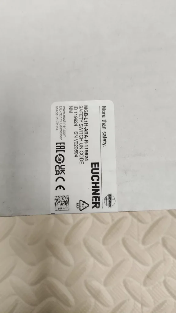Euchner Safety Switch MGB-L1H-ARA-R-119924