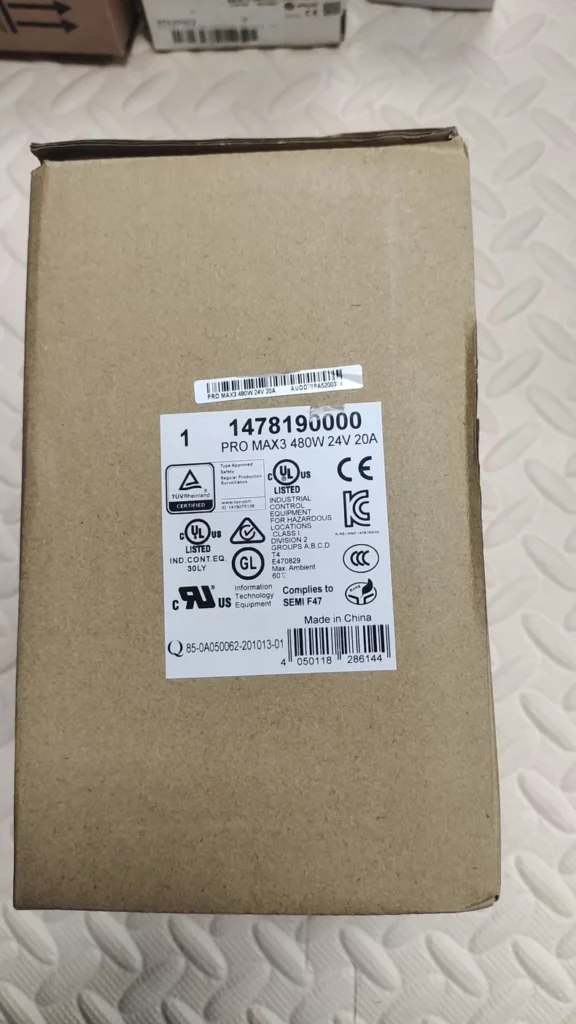 Weidmuller Power Supply 1478190000