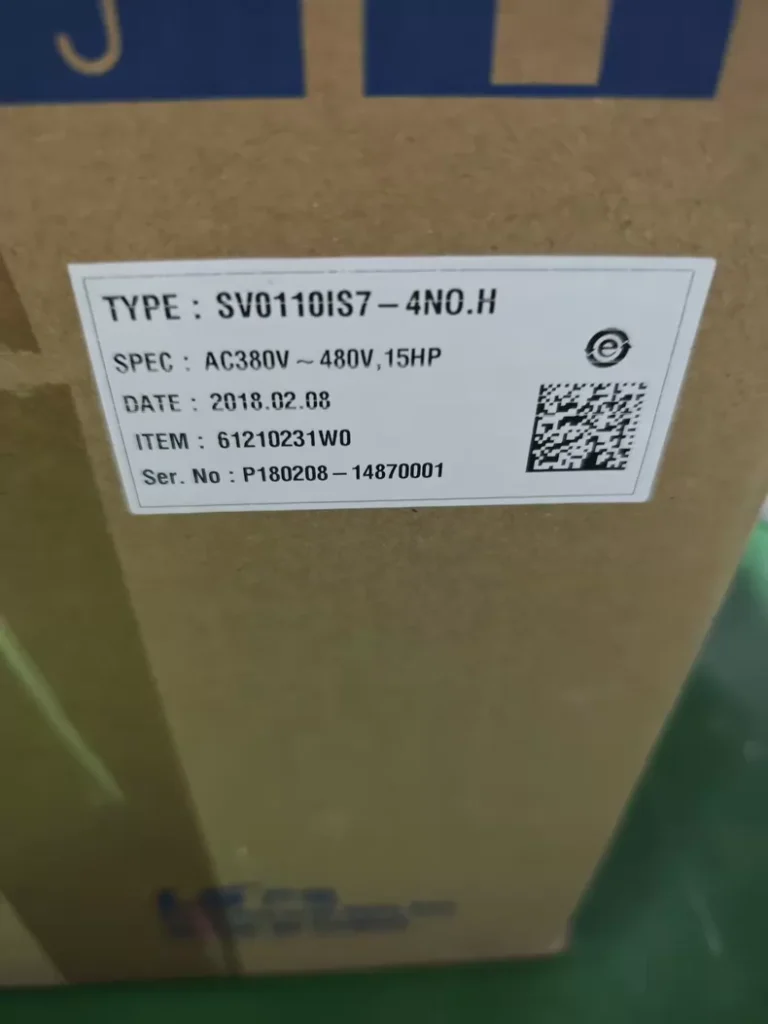 LS Electric Variable Frequency Drive SV0110iS7-4NO.H