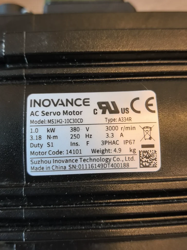 Inovance Servo Motor MS1H2-10C30CD thumbnail