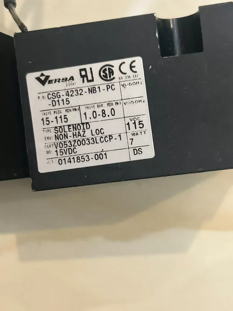 VERSA Solenoid Valve CSG-4232-NB1-PC-D115
