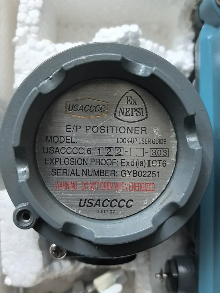 USACCCC Valve Positioner USACCCC6122-303 thumbnail