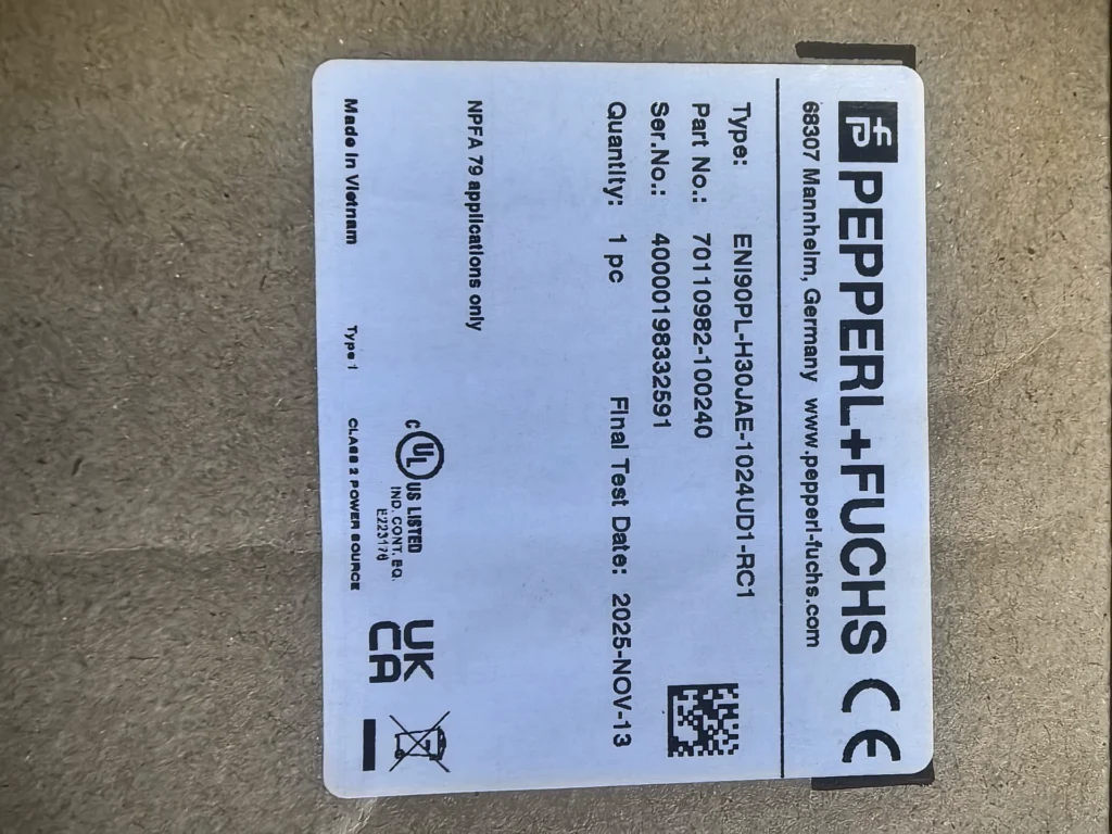 Pepperl+Fuchs Encoder ENI90PL-H30JAE-1024UD1-RC1 thumbnail