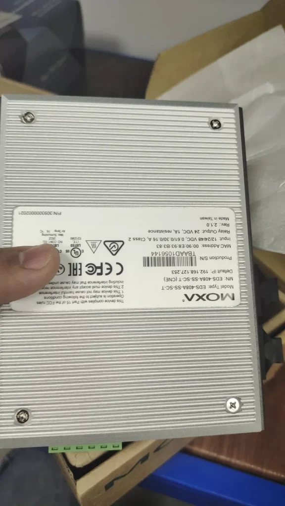 MOXA Industrial Ethernet Switch EDS-408A-SS-SC-T thumbnail