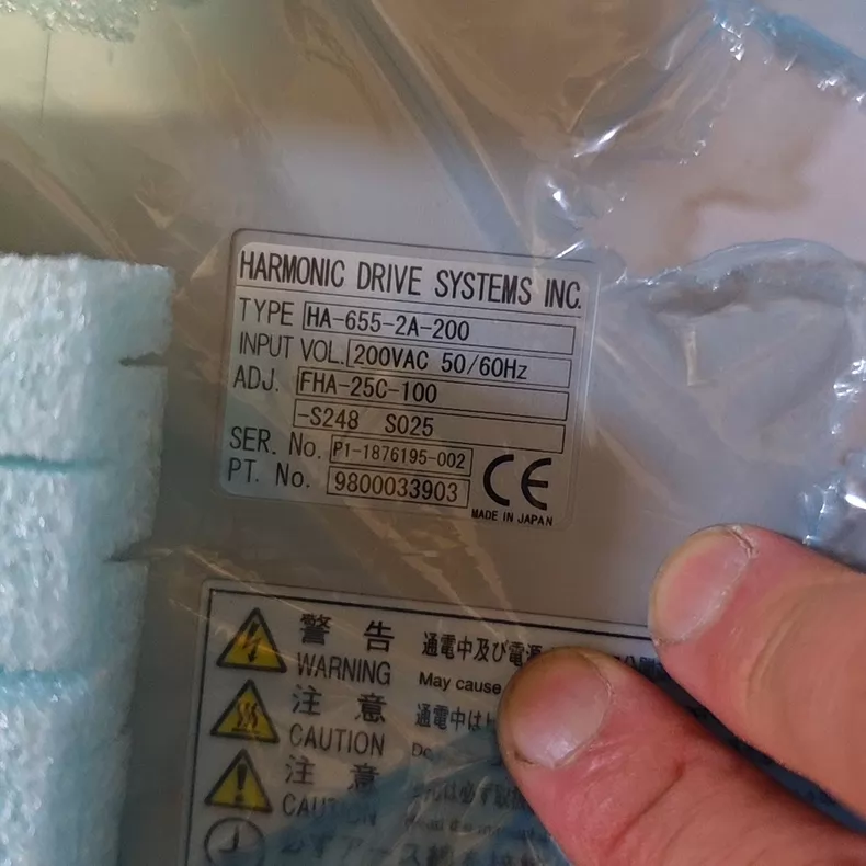 Harmonic Drive Servo Drive HA-655-2A-200