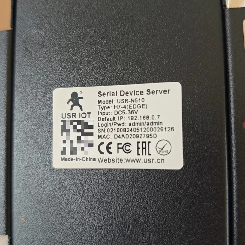 USR IOT Serial Device Server USR-N510 thumbnail