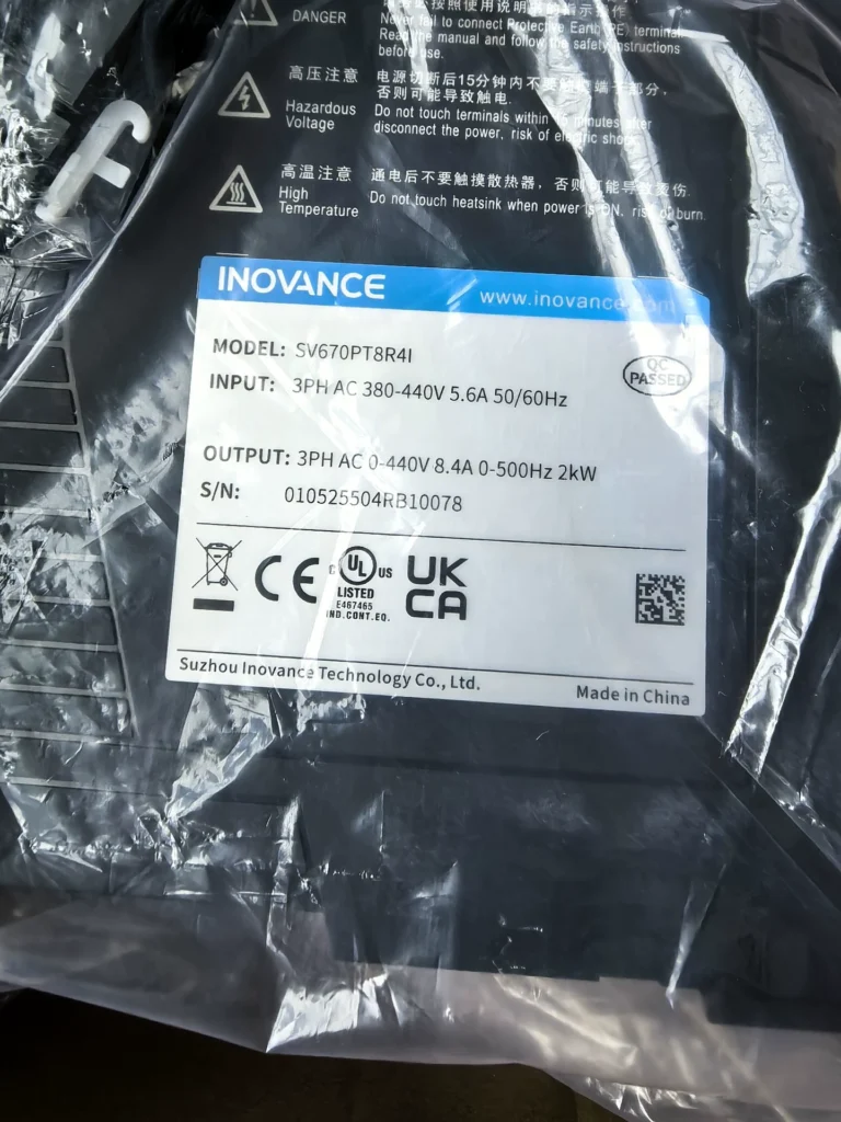 Inovance Servo Drive SV670PT8R4I thumbnail