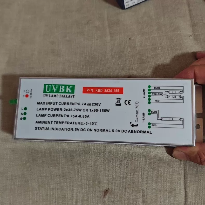 UVBK UV Lamp Ballast KBD 8534-155 thumbnail