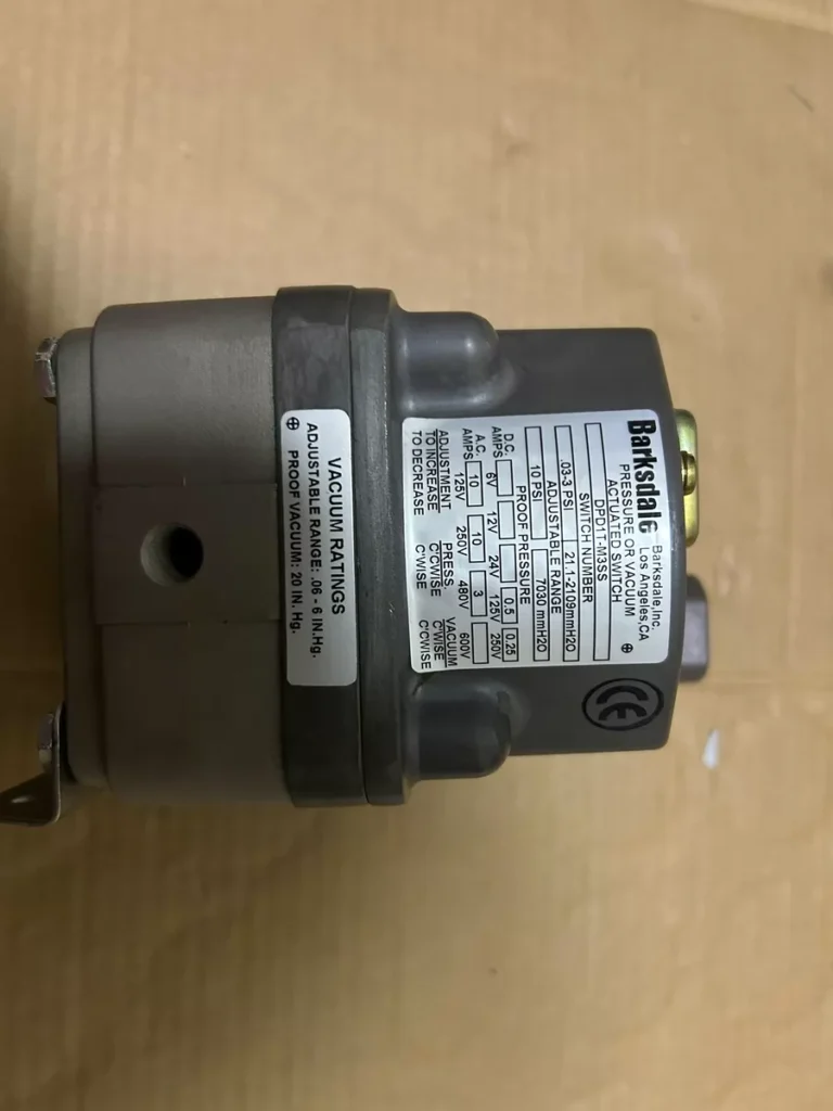 Barksdale Pressure Switch DPD1T-M3SS