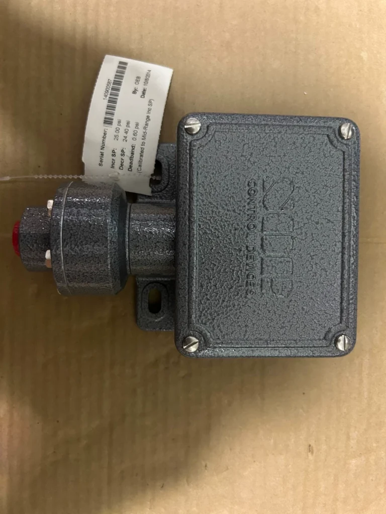 SOR Controls Pressure Switch 4NN-K5-N4-B1A