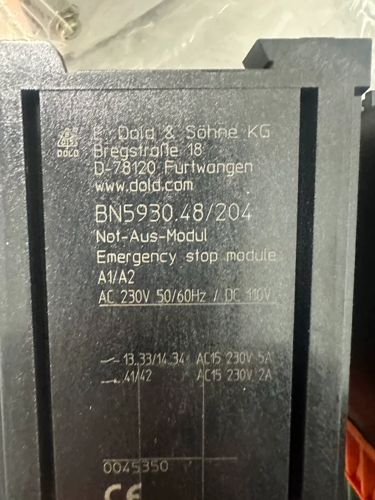 DOLD Safety Relay BN5983.53/102+DC24V thumbnail