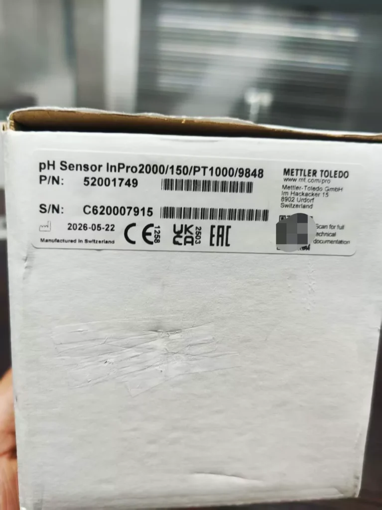 Mettler Toledo pH Sensor inpro2000/150/PT1000/9848 thumbnail